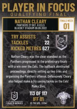 2022 NRL Player In Focus #IFF01 Nathan Cleary Back